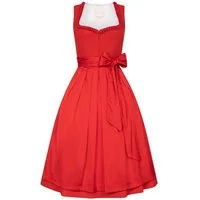 KRÜGER COLLECTION Dirndl Dirndl Thistle Rose 70cm Länge rot