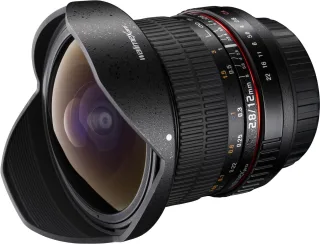 Walimex Pro 12mm 1:28 Fish-Eye DSLR [für Nikon F] schwarz