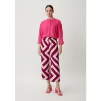 comma Culotte Hose Loose: Hose mit Allover-Print