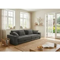 Jockenhöfer Gruppe Big-Sofa Space XL, B: 284 cm, Mega-Sofa mit Bettkasten & 4 Zierkissen