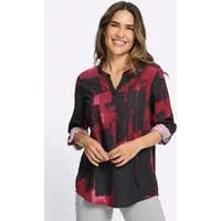 Sieh an! Klassische Bluse Schlupfbluse Langarm