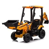 Smarty Elektro-Kinderauto Elektro Kinder Traktor JCB 4 in 1 Bagger und Bulldozer 2x30W 12V/7Ah