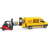 Bruder® Spielzeug-Auto Spielfahrzeug PKW MB Sprinter DHL mit Fahrer und Zubehör 02671