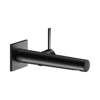 Keuco IXMO Pure Black Selection Waschtischarmatur Unterputz, eckig, Ausladung: 197 mm, schwarz matt 59516371102