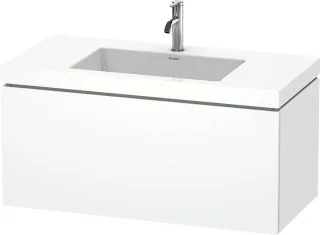 Duravit L-Cube c-bonded Set wandhängend Weiß Matt 1000x480x500 mm - LC6918O1818 LC6918O1818