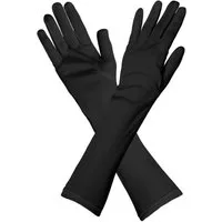 Boland Kostüm Handschuhe Nizza schwarz