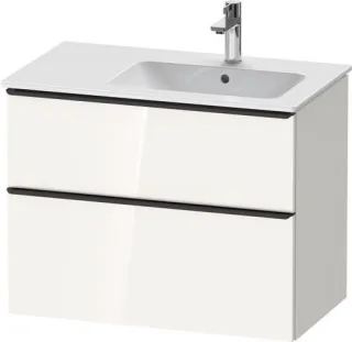 Duravit D-Neo Waschtischunterbau wandhängend Weiß Hochglanz 810x462x625 mm - DE43670BD220000 DE43670BD220000
