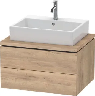 Duravit L-Cube Konsolen-Waschtischunterbau wandhängend 720x547x400 Front: Ei LC581605555