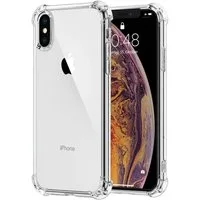 CoolGadget Handyhülle Anti Shock Rugged Case für Apple iPhone X / XS 5,8 Zoll, Slim Cover mit Kantenschutz Schutzhülle für iPhone X / XS Transparent