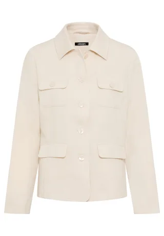 Olsen - Jacket Indoor linen beige - Gr. - 36
