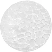 Euroshowers GmbH Badematte Memory Foam Bellarina Weiß Ø60 cm, Memory funktion, Rutschhemmende Beschichtung auf der Unterseite, 100% polyester, memory foam (stoppning), latex SBR, Rund, Memory funktion, Rutschhemmende Beschichtung auf der Unterseite