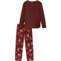 Schiesser Pyjama Damen-Schlafanzug Single-Jersey gemustert
