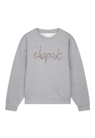 Fabienne Chapot - Sweat - Terry Rhinestone grau - Gr. - XS