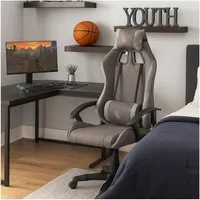 HTI-Living Schreibtischstuhl Ergonomischer Schreibtischstuhl Roya Grau (Stück, 1 St)