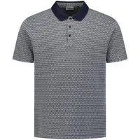 NO EXCESS Poloshirt Polo Short Sleeve Jacquard - Polohemd - Shirt - Poloshirt kurzarm