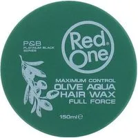 Red Haarwachs RED ONE Aqua Hair Gel Wax Dark Green 150ml