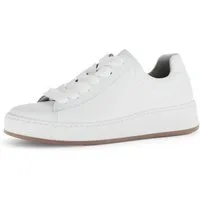 Gabor FLORENZ Plateausneaker, Freizeitschuh, Halbschuh, Schnürschuh, dezente Ziernähte, G-Weite
