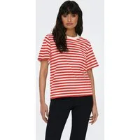 ONLY Kurzarmshirt ONLLIVINA S/S STRIPE TEE JRS NOOS