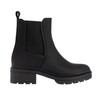 Rocket Dog - "Iggie" Stiefeletten für Damen, Klobiger Absatz (Schwarz)