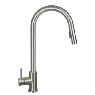 Nettlife Küchenarmatur, Silber, Metall, 5x42x42 cm, Küchen, Küchenausstattung, Küchenarmaturen