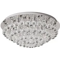 Lindby Deckenleuchten Antonino, Chrom IP20, 8 x 40 W LED