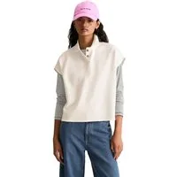Marc O'Polo DENIM Poloshirt ärmellos wide aus Organic Cotton