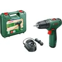 Akku-Bohrschrauber EasyDrill 1200 grün/schwarz, Li-Ionen Akku 1,5Ah, Koffer