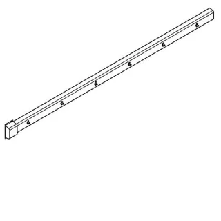 KWC Aquarotter Armatureneinheit, Edst., W.-Mont., 6 Waschplätze, 3640 mm, Wasser hi. li, 2030066281 2030066281