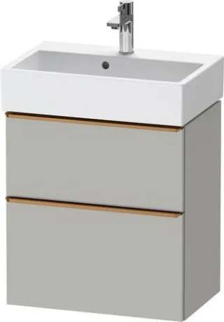 Duravit D-Neo Waschtischunterbau wandhängend Betongrau Matt 584x372x625 mm - DE4329004070000 DE4329004070000