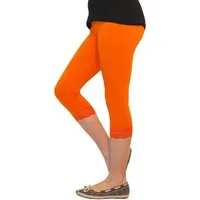 SYS Caprileggings Mädchen Kinder Leggings Leggins Capri 3/4 Spitze Hose kurz Baumwolle