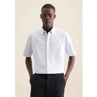 seidensticker Businesshemd Regular Regular 1/2 Button-Down-Kragen Struktur