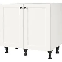nobilia® Spülenschrank "Cascada", vormontiert, mit höhenverstellbaren Sockelfüßen, Breite 90 cm