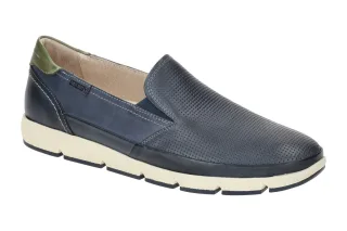 Pikolinos M4A-3221C1 pacific Herren Slipper blau Gummi Laufsohle - bequeme Se...