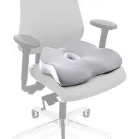 hjh OFFICE Sitzkissen MEDISIT IV Orthopädisches Kissen H/B/T:, Orthopädische Form, Stuhlkissen mit Memory-Effekt