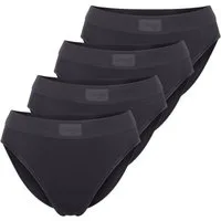 sloggi Taillenslip Double Comfort T Tai Slips (Set) weicher / breiter Bund, Logo, Baumwoll-Stretch