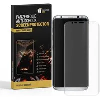 Protectorking Schutzfolie 2x Panzerfolie für Samsung Galaxy S8 FULL COVER Displayschutz Schutzfo, (2-Stück), ANTI-SPIEGEL