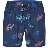 HAPPY SHORTS Badehose HAPPY SHORTS Herren Badeshorts Strandshorts Shorts Hummer Muscheln - sea fruits S - XXL