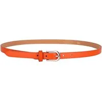 MIRROSI Ledergürtel Damen Gürtel Echtleder, Made in Italy, 18mm breit (Passt fast zu jeder Hosenschlaufe) aus Echtem Leder