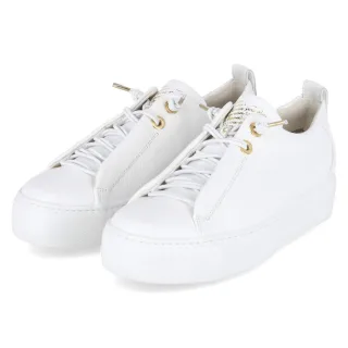 Paul Green Plateau-Sneaker  Weiß - Gr. 39 -  Echt Leder
