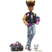 Mattel® Stehpuppe Mattel HNF65 - Monster High - Clawd Wolf Puppe mit Haustier Rockseena