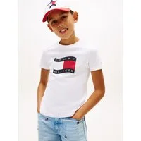 Tommy Hilfiger T-Shirt WAVY FLAG T-SHIRT Kinder bis 16 Jahre, regular fit