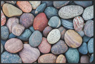 Fussmatte Steine 10154 | Größe: 60 cm x 45 cm