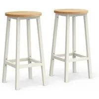 VASAGLE Barhocker Barstühle (Set, 2 St), Barhocker, 2er Set, Barstühle, 65cm/74cm