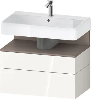 Duravit Qatego Waschtischunterbau wandhängend Weiß Hochglanz 790x470x590 mm - QA4394043220010 QA4394043220010