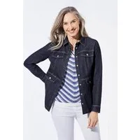 GOLDNER Outdoorjacke Jeansjacke mit sportlichen Details