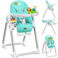 KIDIZ Kinderklappstuhl, 3in1 Kinderstuhl inkl. Spielbügel Babyliege