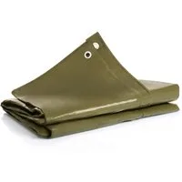 BigDean Schutzplane Abdeckplane 3x4m 90g/m² wasserdicht (Packung, 1-St., Abdeckplane), Wasserdichte Allzweckplane, Abdecken, UV-Witterungsbeständig