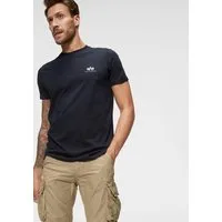Alpha Industries Rundhalsshirt BASIC T SMALL LOGO Baumwolle, regular fit