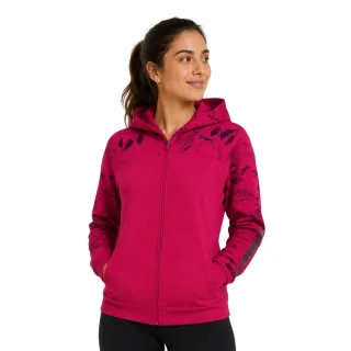 Puma - "Urban" Hoodie mit durchgehendem Reißverschluss für Damen, mit kurzem Reißverschluss, Sport (Pink)