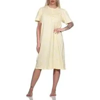 Normann Nachthemd Damen kurzarm Nachthemd im klassischen fraulichen Design